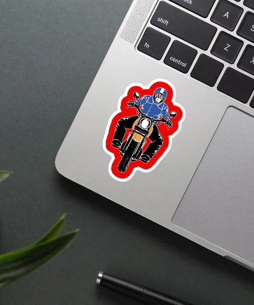 Rider Sticker