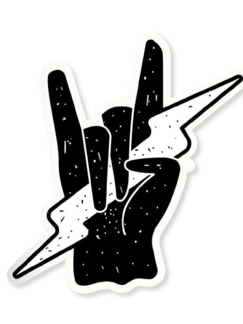 Rock On Sticker