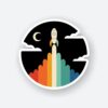 Rocket Launch Sticker