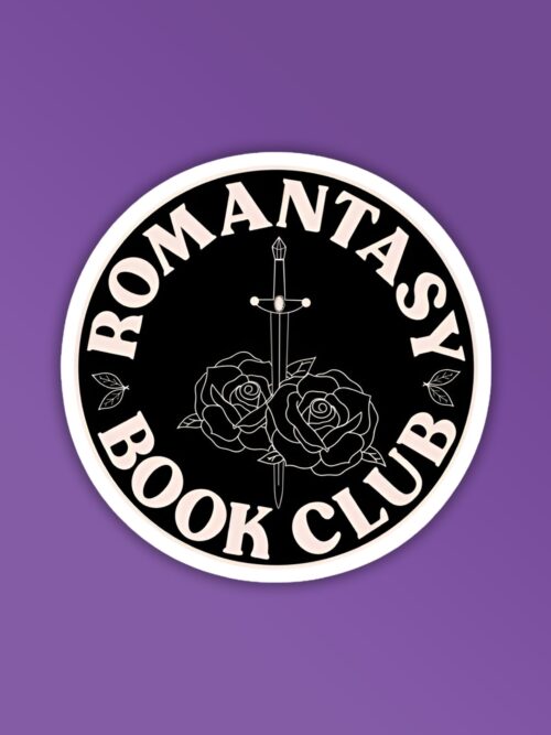 Romantasy Book Club Laptop Mobile Stickers