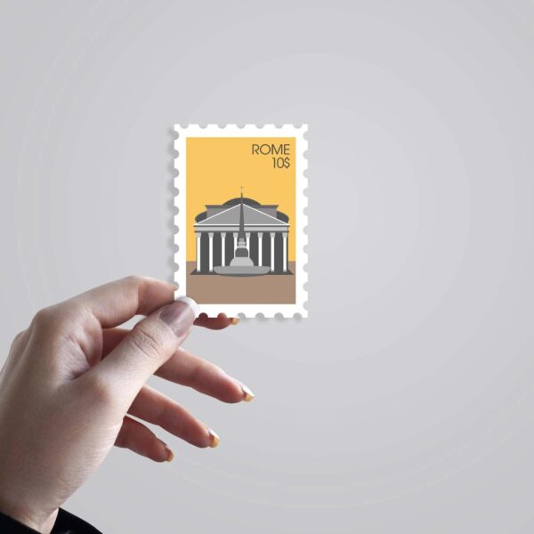 Rome Stamp Travels Stickers