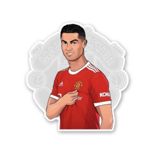 Ronaldo Manchester United Sticker Ronaldo Manchester United Sticker