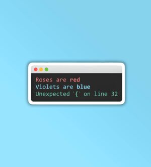 Roses Are Red Programmer Coding Sticker Roses Are Red Programmer Coding Sticker