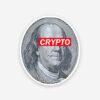 Run Crypto For President Sticker