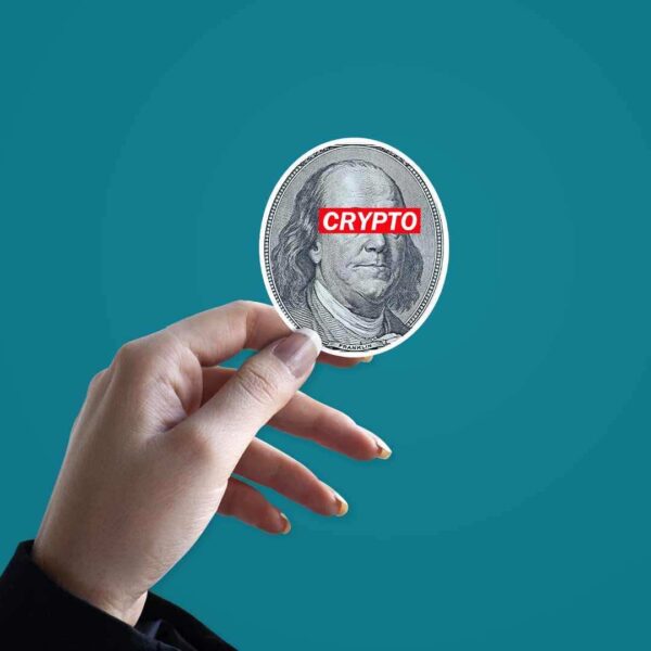 Run Crypto For President Sticker