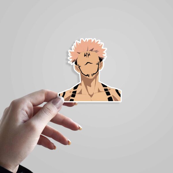 Ryomen Sukuna Minimalist Anime Stickers_2 Ryomen Sukuna Minimalist Anime Stickers