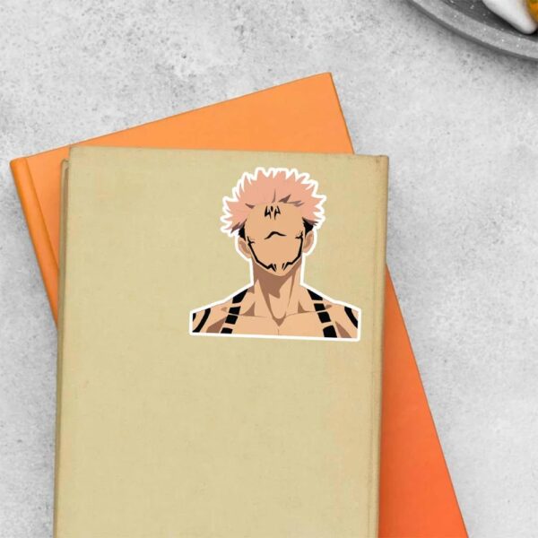 Ryomen Sukuna Minimalist Anime Stickers_3 Ryomen Sukuna Minimalist Anime Stickers