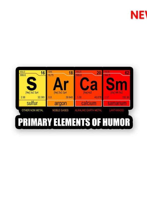 S Ar Ca Sm Sticker
