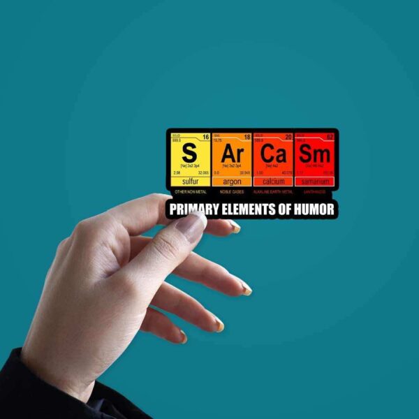 S Ar Ca Sm Sticker