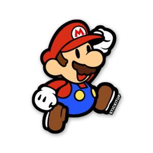 S Mario Sticker S Mario Sticker