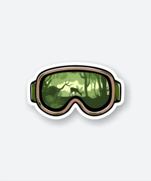 SKI Goggles Sticker