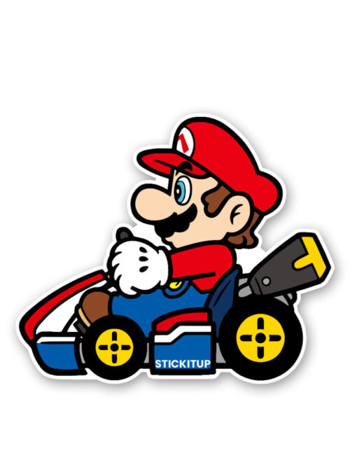 SMario Go Kart Sticker