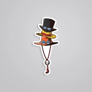 Sabo Luffy Ace Hats Anime Stickers Sabo Luffy Ace Hats Anime Stickers