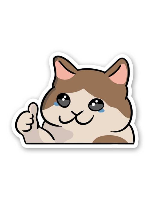 Sad Cat Sticker
