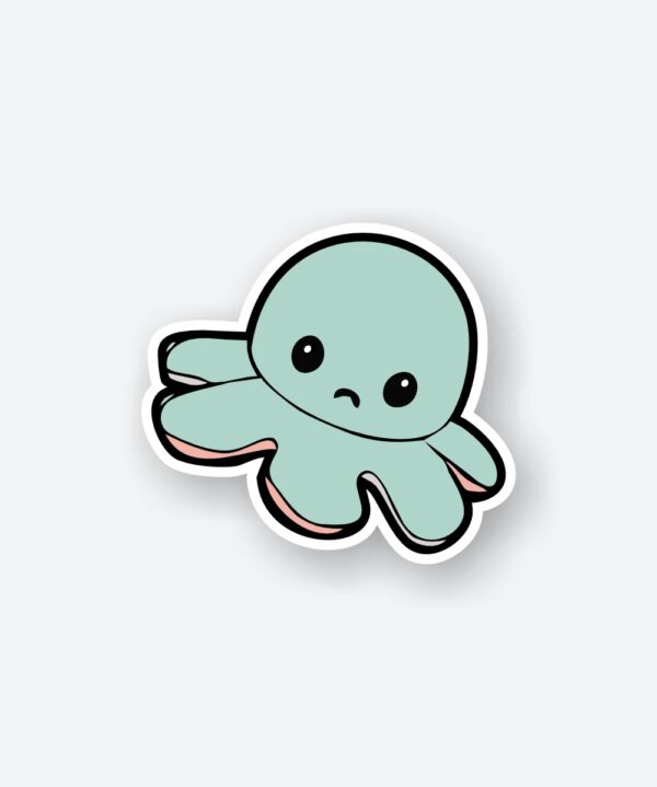 Sad Octopus Sticker Sad Octopus Sticker