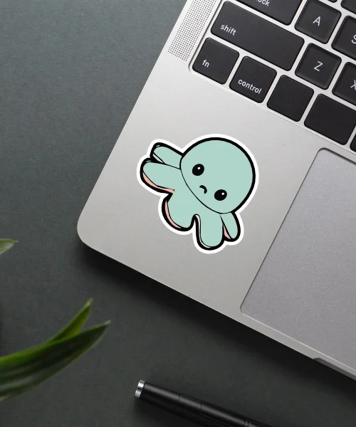 Sad Octopus Sticker Sad Octopus Sticker