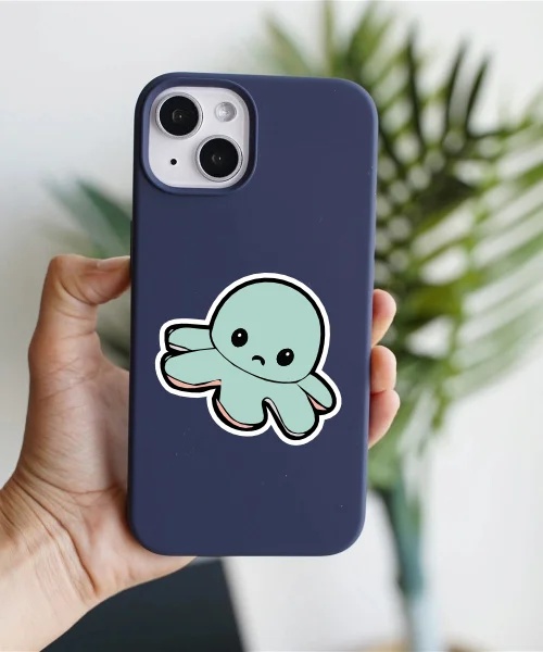 Sad Octopus Sticker Sad Octopus Sticker