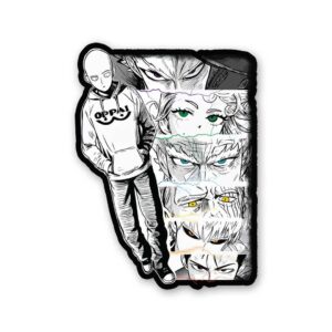 Saitama Artwork Sticker Saitama Artwork Sticker