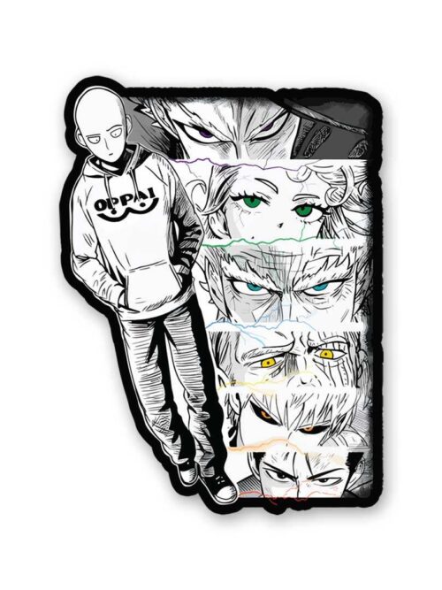 Saitama Artwork Sticker