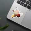 Saitama Flying One Punch Man Sticker