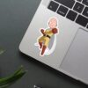 Saitama Flying Sticker