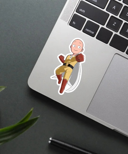 Saitama Flying Sticker
