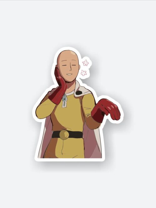 Saitama In Love Sticker