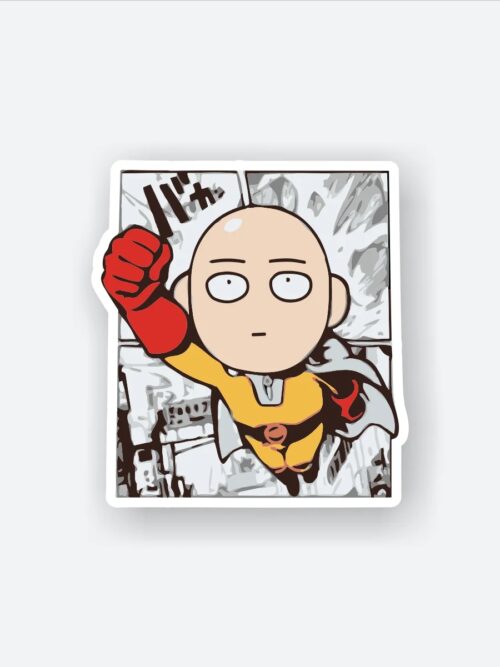 Saitama Manga Chibi Sticker