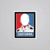Saitama Minimalist Anime Stickers