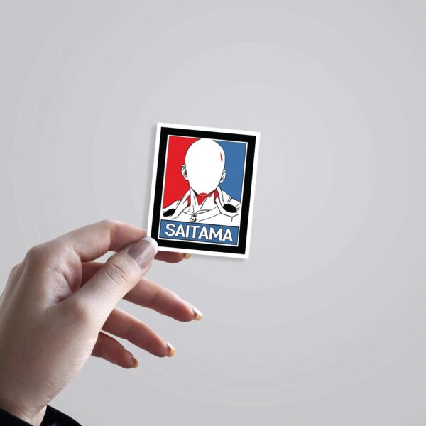 Saitama Minimalist Anime Stickers