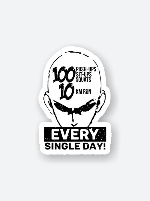 Saitama Motivation Sticker