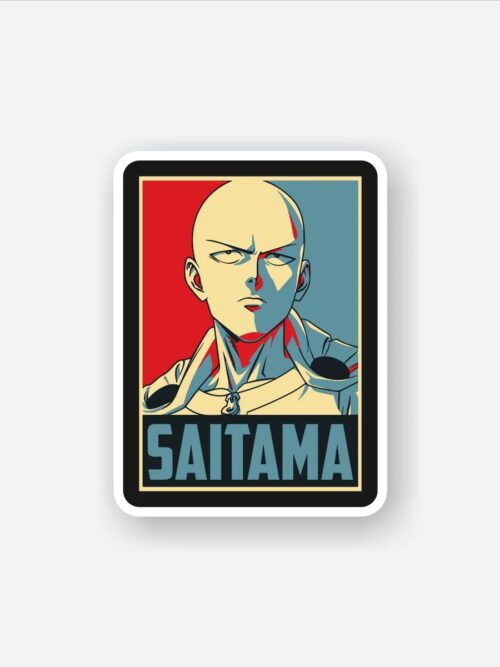 Saitama One Punch Man Sticker