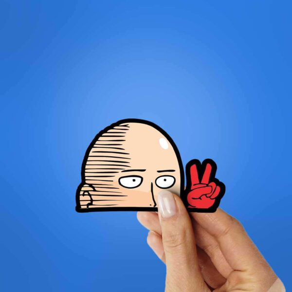 Saitama Peace Sticker Saitama Peace Sticker