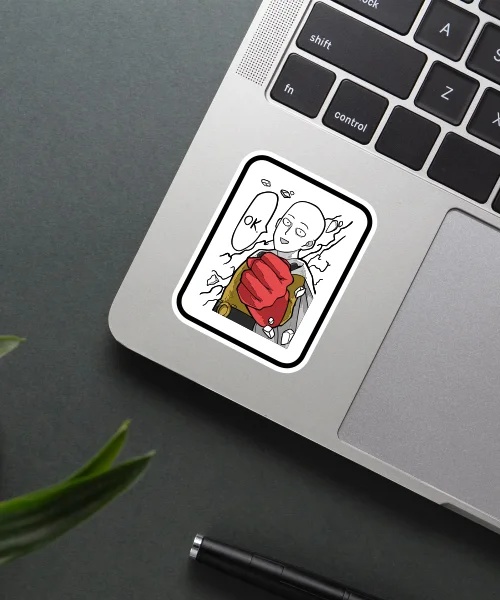Saitama Punch Sticker_2