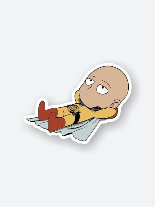 Saitama Resting Chibi Sticker