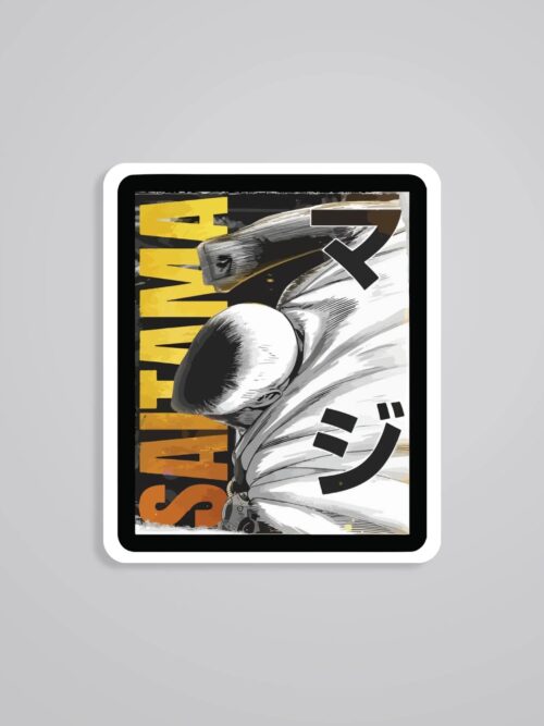Saitama Stronger Than Anyone Anime Stickers