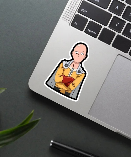 Saitama Wondering Sticker Saitama Wondering Sticker