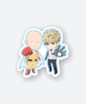 Saitama And Genos Sticker Saitama And Genos Sticker