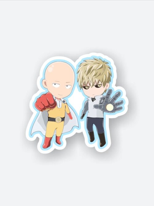 Saitama And Genos Sticker