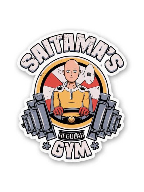 Saitamas Gym Sticker