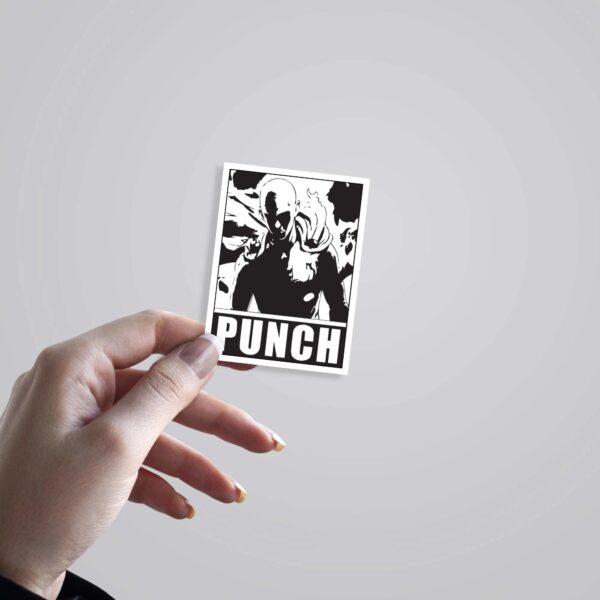 Saitamas Ultimate Punch Anime Stickers