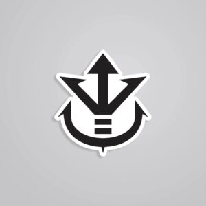 Saiyan Insignia Anime Stickers Saiyan Insignia Anime Stickers