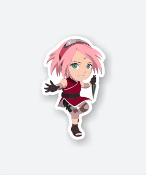 Sakura Haruno Kawaii Sticker Sakura Haruno Kawaii Sticker