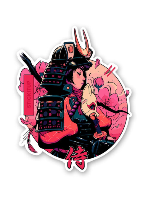 Sakura Samurai Sticker