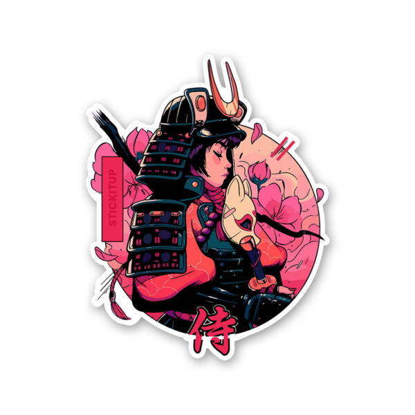 Sakura Samurai Sticker
