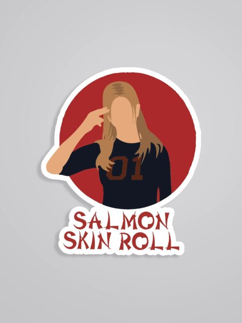 Salmon Skin Roll TV Shows Stickers