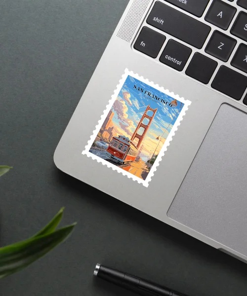 San Francisco California Sticker