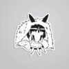 San The Wolf Princess Anime Stickers