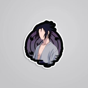 Sasuke Awakened Sharingan Anime Stickers Sasuke Awakened Sharingan Anime Stickers