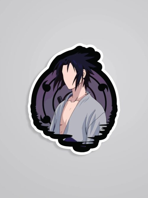 Sasuke Awakened Sharingan Anime Stickers